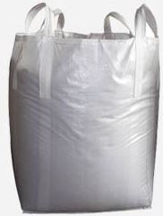 Weiße Jumbo-Zementsäcke aus Polypropylen